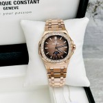 ĐỒNG HỒ NAM Carnival 8110G - Mặt Nâu - Automatic - Dây Thép Gold - Kính Sapphire — ảnh 8