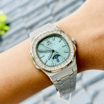 ĐỒNG HỒ NAM I&W Carnival 735G TIFFANY - Viền Đá - Dây Thép - Automatic - Kính Sapphire — ảnh 7