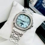ĐỒNG HỒ NAM I&W Carnival 735G TIFFANY - Viền Đá - Dây Thép - Automatic - Kính Sapphire — ảnh 2