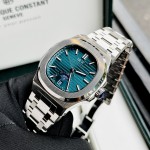 ĐỒNG HỒ NAM I&W Carnival 735G Emerald Green - Viền Trơn - Dây Thép - Automatic - Kính Sapphire — ảnh 4