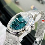 ĐỒNG HỒ NAM I&W Carnival 735G Emerald Green - Viền Đá - Dây Thép - Automatic - Kính Sapphire — ảnh 3