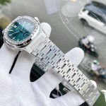 ĐỒNG HỒ NAM I&W Carnival 735G Emerald Green - Viền Đá - Dây Thép - Automatic - Kính Sapphire — ảnh 6
