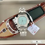 ĐỒNG HỒ NAM I&W Carnival 721G TIFFANY - Viền Bạc Đá - Dây Thép - Automatic - Kính Sapphire — ảnh 6
