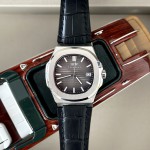 ĐỒNG HỒ NAM I&W Carnival 721G Gray - Viền Bạc Trơn - Automatic - Dây Da - Kính Sapphire — ảnh 4