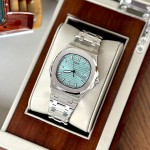 ĐỒNG HỒ NAM I&W Carnival 721G TIFFANY - Viền Bạc Trơn - Dây Thép - Automatic - Kính Sapphire — ảnh 4