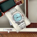 ĐỒNG HỒ NAM I&W Carnival 721G TIFFANY - Viền Bạc Trơn - Dây Thép - Automatic - Kính Sapphire — ảnh 5