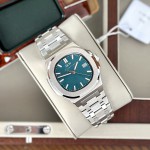 ĐỒNG HỒ NAM I&W Carnival 721G Emerald Green - Viền Bạc Trơn - Dây Thép - Automatic - Kính Sapphire — ảnh 4