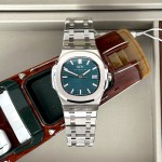 ĐỒNG HỒ NAM I&W Carnival 721G Emerald Green - Viền Bạc Trơn - Dây Thép - Automatic - Kính Sapphire — ảnh 1