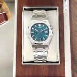 ĐỒNG HỒ NAM I&W Carnival 721G Emerald Green - Viền Bạc Đá - Dây Thép - Automatic - Kính Sapphire — ảnh 1