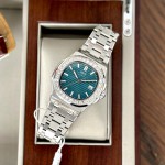 ĐỒNG HỒ NAM I&W Carnival 721G Emerald Green - Viền Bạc Đá - Dây Thép - Automatic - Kính Sapphire — ảnh 2