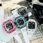 Đồng hồ Nam BONEST GATTI Carbon BG9907 Bugundy - 45mm - Automatic — ảnh 2