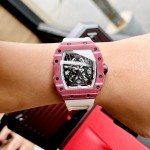 Đồng hồ Nam BONEST GATTI Carbon BG9907 Bugundy - 45mm - Automatic — ảnh 9