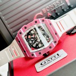 Đồng hồ Nam BONEST GATTI Carbon BG9907 Bugundy - 45mm - Automatic — ảnh 4