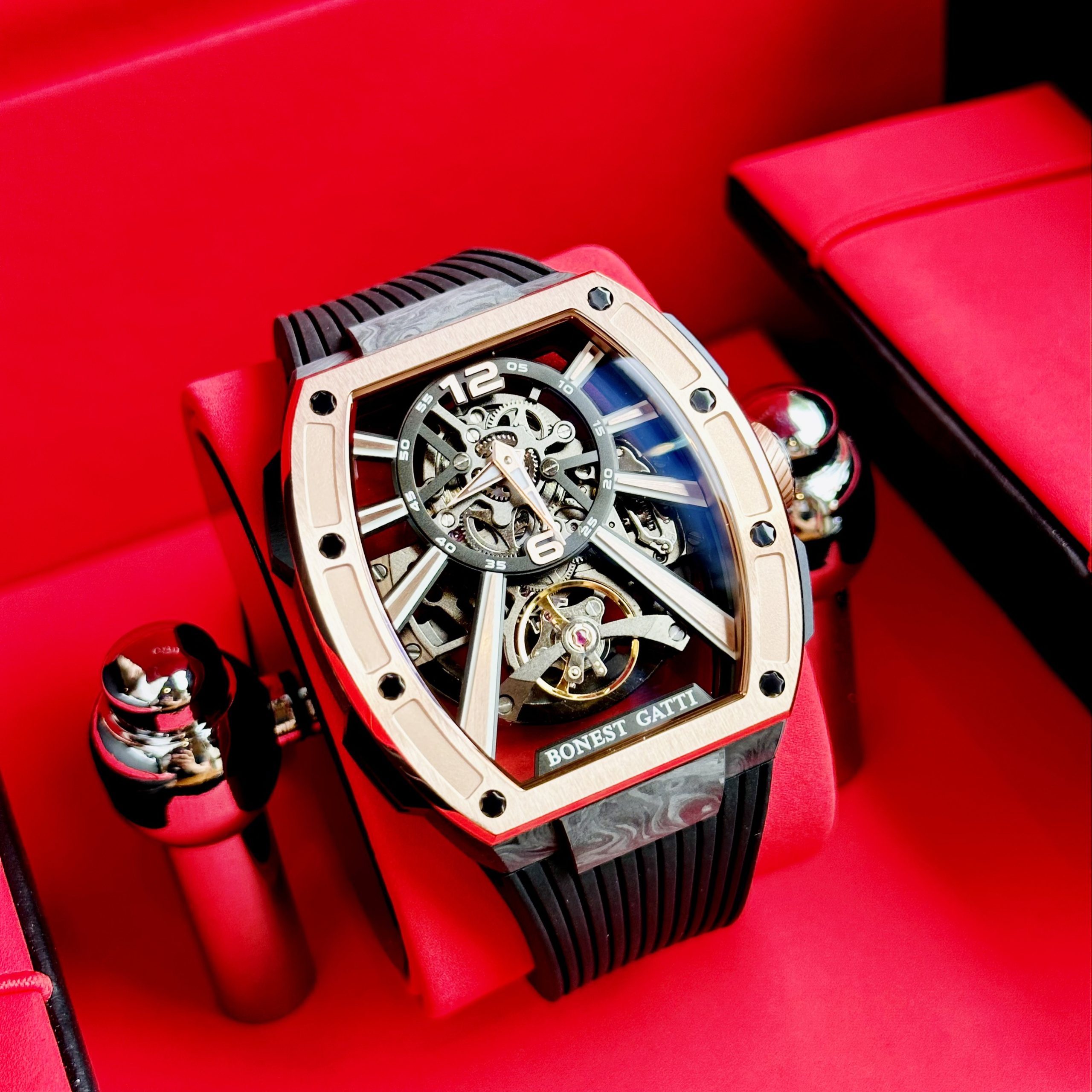 Đồng hồ Nam BONEST GATTI Carbon BG9950- A2 - 45mm - Automatic