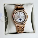 ĐỒNG HỒ NAM Carnival 8110G - Mặt Trắng Đá - Automatic - Dây Thép Gold - Kính Sapphire — ảnh 11