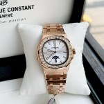 ĐỒNG HỒ NAM Carnival 8110G - Mặt Trắng Đá - Automatic - Dây Thép Gold - Kính Sapphire — ảnh 3
