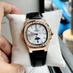 ĐỒNG HỒ NAM Carnival 8110G - Mặt Trắng Đá - Automatic - Dây Da - Kính Sapphire — ảnh 10