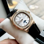 ĐỒNG HỒ NAM Carnival 8110G - Mặt Trắng Đá - Automatic - Dây Da - Kính Sapphire — ảnh 2