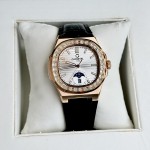 ĐỒNG HỒ NAM Carnival 8110G - Mặt Trắng Đá - Automatic - Dây Da - Kính Sapphire — ảnh 4