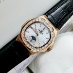 ĐỒNG HỒ NAM Carnival 8110G - Mặt Trắng Đá - Automatic - Dây Da - Kính Sapphire — ảnh 5