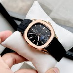 ĐỒNG HỒ NAM Carnival Aquanus 8113G - Mặt Black - Viền Vàng - Dây Cao Su - Automatic - Kính Sapphire — ảnh 5