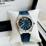 ĐỒNG HỒ NAM I&W Carnival 711G - Mặt Blue - Viền Bạc Trơn - Dây Cao Su - Automatic - Kính Sapphire — ảnh 2