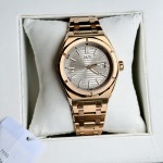 ĐỒNG HỒ NAM I&W Carnival 711G - Mặt Gray - Viền Vàng Trơn - Dây Thép Gold - Automatic - Kính Sapphire — ảnh 10