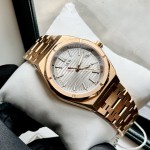 ĐỒNG HỒ NAM I&W Carnival 711G - Mặt Gray - Viền Vàng Trơn - Dây Thép Gold - Automatic - Kính Sapphire — ảnh 6