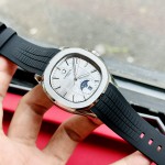 ĐỒNG HỒ NAM Carnival Aquanus 8113G - Mặt Trắng - Viền Bạc - Dây Cao Su - Automatic - Kính Sapphire — ảnh 2