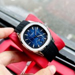 ĐỒNG HỒ NAM Carnival Aquanus 8113G - Mặt Blue - Viền Bạc - Dây Cao Su - Automatic - Kính Sapphire — ảnh 3