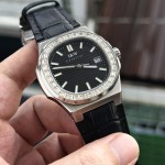 ĐỒNG HỒ NAM I&W CARNIVAL NAUTILUS 8108G- Viền Đá - Dây Da - Automatic - Kính Sapphire — ảnh 8