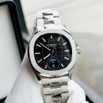 ĐỒNG HỒ NAM Carnival Aquanus 8113G - Mặt Đen- Viền Bạc - Dây Thép - Automatic - Kính Sapphire — ảnh 6