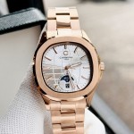 ĐỒNG HỒ NAM Carnival Aquanus 8113G - Mặt Trắng- Viền Vàng - Dây Thép - Automatic - Kính Sapphire — ảnh 9