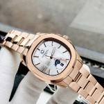ĐỒNG HỒ NAM Carnival Aquanus 8113G - Mặt Trắng- Viền Vàng - Dây Thép - Automatic - Kính Sapphire — ảnh 6