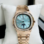 ĐỒNG HỒ NAM Carnival Aquanus 8110G - Mặt TIFFANY- Viền Vàng Đá - Dây Thép - Automatic - Kính Sapphire — ảnh 1