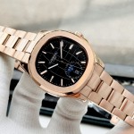 ĐỒNG HỒ NAM Carnival Aquanus 8113G - Mặt Đen - Viền Vàng - Dây Thép - Automatic - Kính Sapphire — ảnh 9