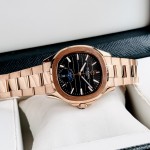 ĐỒNG HỒ NAM Carnival Aquanus 8113G - Mặt Đen - Viền Vàng - Dây Thép - Automatic - Kính Sapphire — ảnh 3