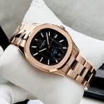 ĐỒNG HỒ NAM Carnival Aquanus 8113G - Mặt Đen - Viền Vàng - Dây Thép - Automatic - Kính Sapphire — ảnh 7