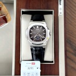 ĐỒNG HỒ NAM I&W Carnival 735G3 - Dây Da - Mặt xám trơn - Automatic - Kính Sapphire — ảnh 3