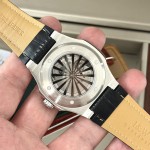 ĐỒNG HỒ NAM I&W Carnival 735G3 - Dây Da - Mặt xám trơn - Automatic - Kính Sapphire — ảnh 7