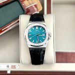 ĐỒNG HỒ NAM I&W Carnival 721G Green - Viền Bạc Đá - Dây Da - Automatic - Kính Sapphire — ảnh 1