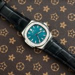 ĐỒNG HỒ NAM I&W Carnival 721G Green - Viền Bạc Đá - Dây Da - Automatic - Kính Sapphire — ảnh 3