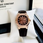 ĐỒNG HỒ NAM I&W Carnival 721G Gold - Viền Gold Trơn - Dây Da - Automatic - Kính Sapphire — ảnh 11