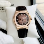 ĐỒNG HỒ NAM I&W Carnival 721G Gold - Viền Gold Trơn - Dây Da - Automatic - Kính Sapphire — ảnh 2