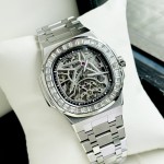 Đồng Hồ Nam CARNIVAL NAUTILUS 8118G2 Màu Bạc Đá - Mặt Gray - Dây Thép - Automatic- Kính Sapphire — ảnh 2