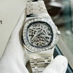 Đồng Hồ Nam CARNIVAL NAUTILUS 8118G2 Màu Bạc Đá - Mặt Gray - Dây Thép - Automatic- Kính Sapphire — ảnh 3