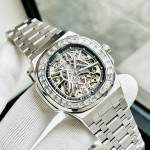 Đồng Hồ Nam CARNIVAL NAUTILUS 8118G2 Màu Bạc Đá - Mặt Gray - Dây Thép - Automatic- Kính Sapphire — ảnh 4