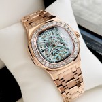 Đồng Hồ Nam CARNIVAL NAUTILUS 8118G2 Màu Vàng Đá - Mặt Xanh TIFFANY - Dây Thép - Automatic- Kính Sapphire — ảnh 10