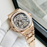 Đồng Hồ Nam CARNIVAL NAUTILUS 8118G2 Màu Vàng Đá - Mặt Gray - Dây Thép - Automatic- Kính Sapphire — ảnh 6