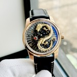 Đồng Hồ Nam OBLVLO Dragon Gold - Viền Vàng - 42mm - Automatic - Sapphire — ảnh 8